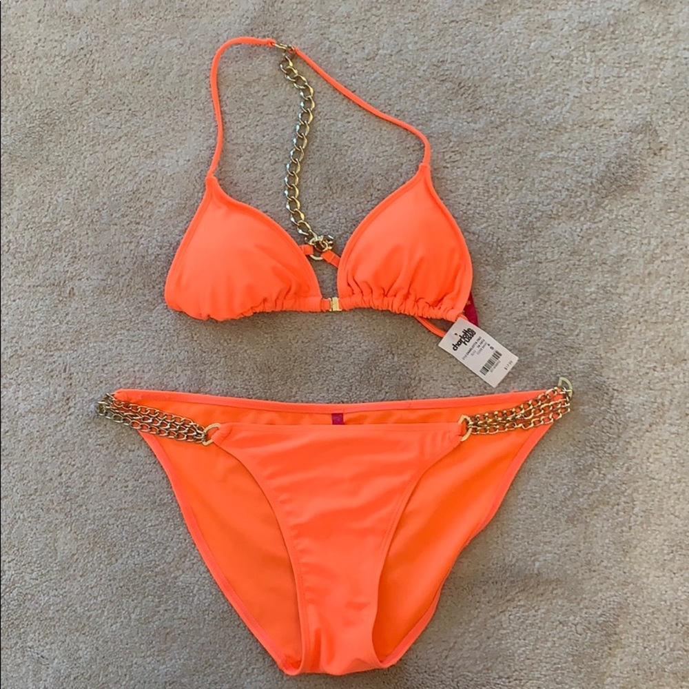 Orange bikini